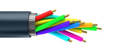 fiber optik kablo içinde dijital veri