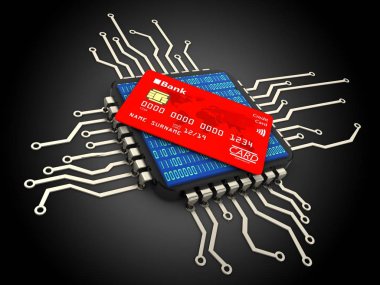 bilgisayar çipi banka kartı ile