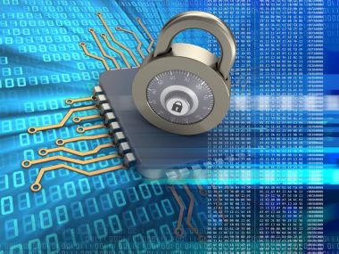 Çelik kilit ile elektronik mikroişlemci