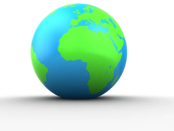 3d illustration of earth globe — Stock Photo, Image