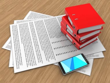 Kağıtları ve cilt klasörler