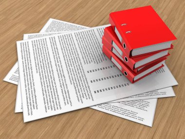 Kağıtları ve cilt klasörler