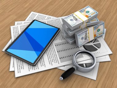 belgeler ve tablet bilgisayar