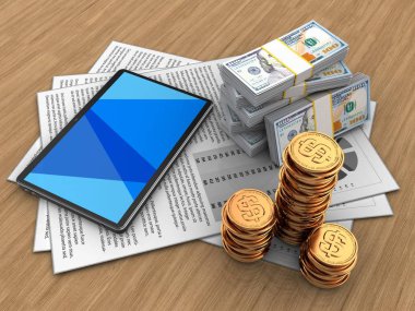 belgeler ve tablet bilgisayar