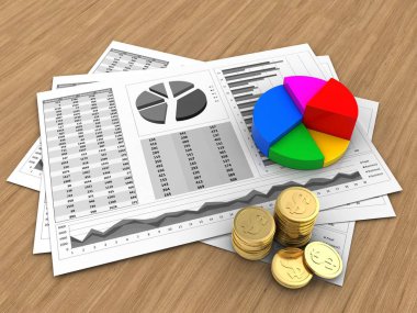 İş çizelgeleri ve pasta grafiği