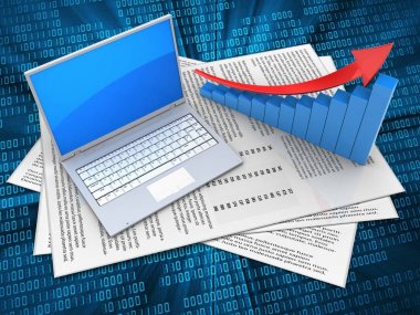 Kağıtları ve bilgisayar üzerinden dijital