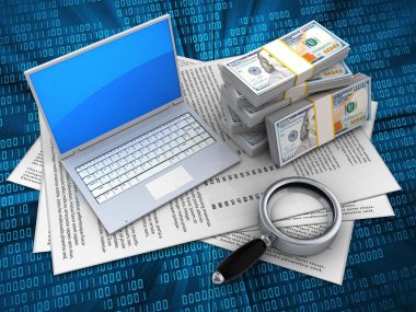 Kağıtları ve bilgisayar üzerinden dijital