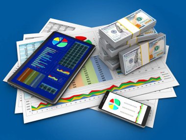 işle ilgili belgeleri ve tablet