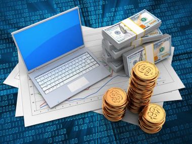 Kağıtları ve bilgisayar üzerinden dijital