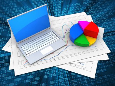 Kağıtları ve bilgisayar üzerinden dijital