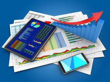 işle ilgili belgeleri ve tablet