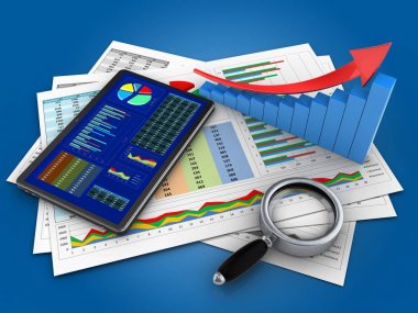 işle ilgili belgeleri ve tablet