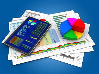 işle ilgili belgeleri ve tablet