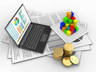 belgeler ve kişisel bilgisayar çizimi