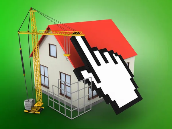 Illustration of generic house — Stock Photo, Image