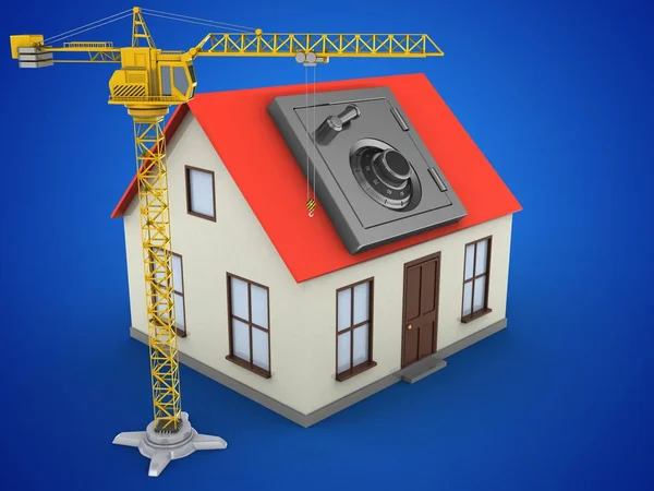 Illustration of generic house — Stock Photo, Image