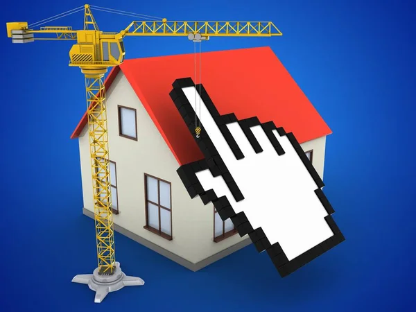 Illustration of generic house — Stock Photo, Image