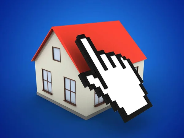 Illustration of generic house — Stock Photo, Image