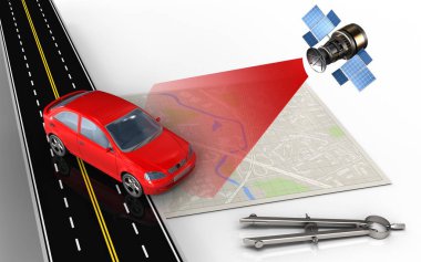 Araba ve çember aracıyla göster