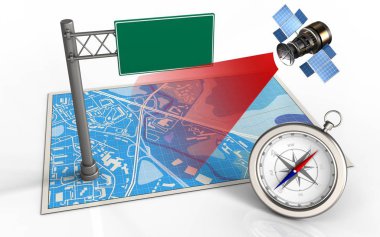 Endeks imzala ve uydu haritası