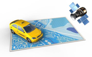 ile taksi ve gps uydu haritası