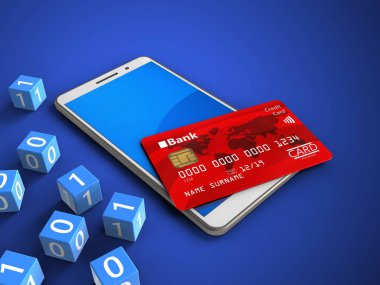 ikili küpleri ve kredi kartı ile telefon