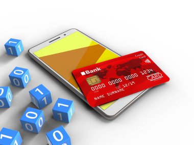 ikili küpleri ve kredi kartı ile telefon