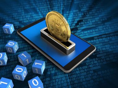 telefon ile ikili küpleri ve bitcoin