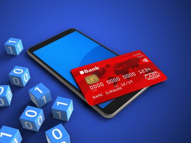 ikili küpleri ve kredi kartı ile telefon