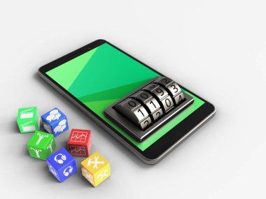 telefon ile küpleri ve kilit arama