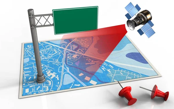 Endeks imzala ve uydu haritası