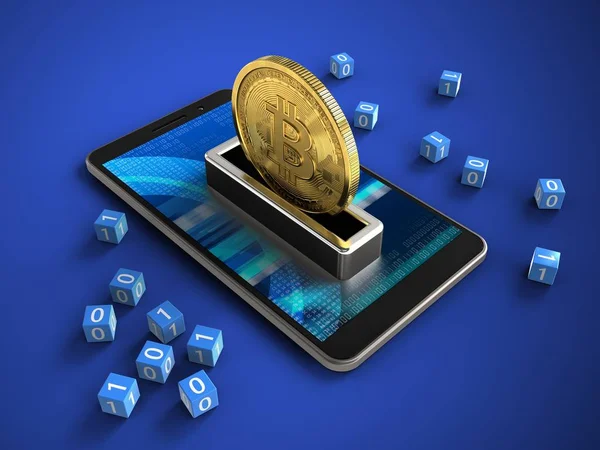 telefon ile ikili küpleri ve bitcoin