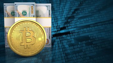 Altın Bitcoin sembolü 