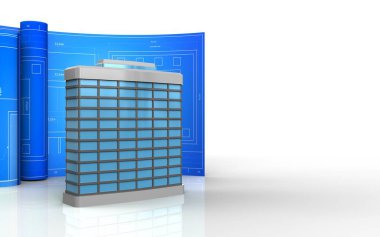 Rulo çizim ile bina