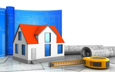 Rulo çizim ile genel evi