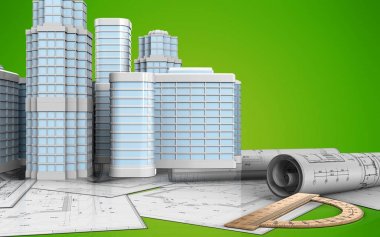 İletki ile kentsel sahne 