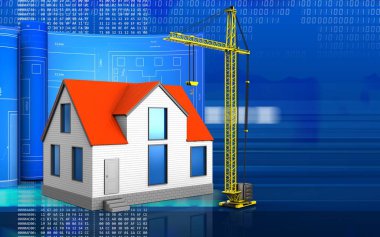 Rulo çizim ile genel evi