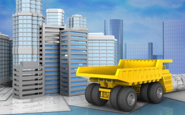 Şehir binalar inşaat