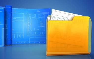 Rulo çizim ile klasör 