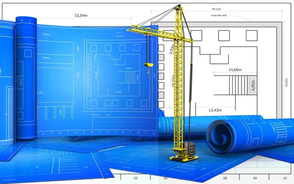 Rulo çizim ile vinç