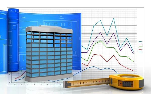 Rulo çizim ile Bina İnşaatı