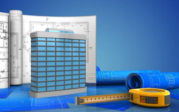 Çizimlerle bina genel