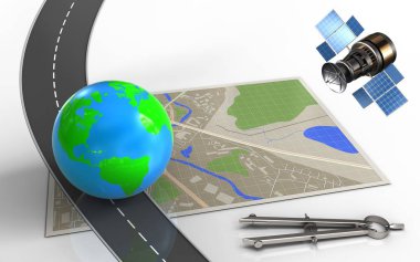 Dünya ve çember aracıyla göster