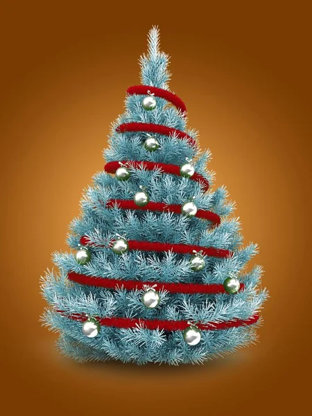 Noel ağacının gösterimi — Stok fotoğraf