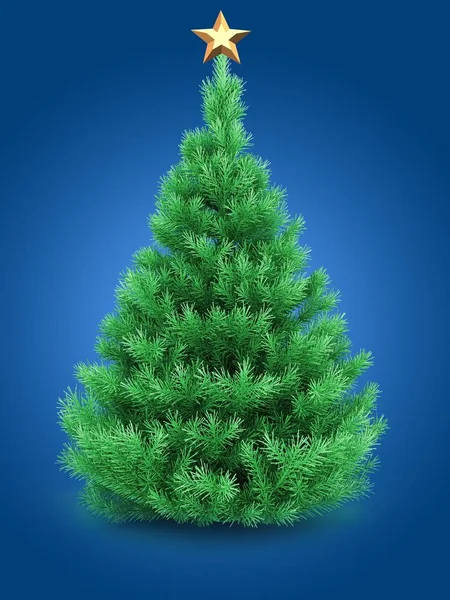 Ilustración del árbol de Navidad — Foto de Stock