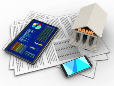 belgeler ve tablet çizimi 