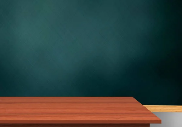 Lege schoolboard en tabel — Stockfoto