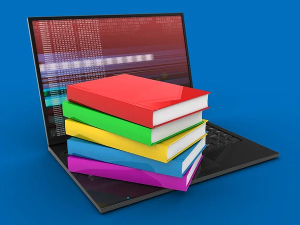 Laptop számítógép illusztrációja — Stock Fotó