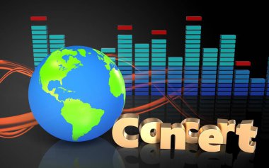 3D konser işareti spektrum