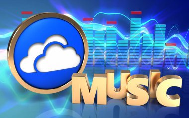 3D bulutlar sembol spektrum